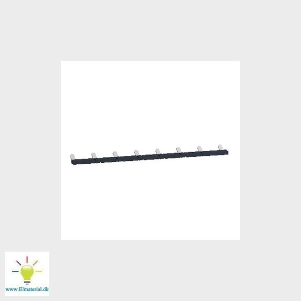 Sljfeskinne 8 polet  til forbindelse af RGZE og RSZE sokler for RXG og RSB reler