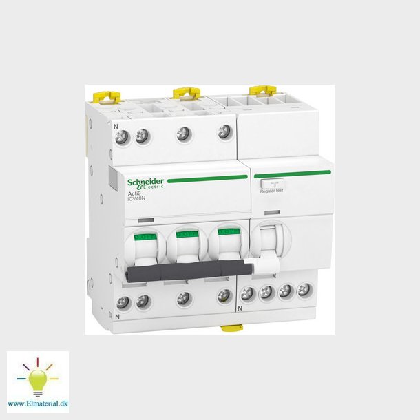 ACTI 9 iCV40N 3PN C 16A 30mA A RCBO