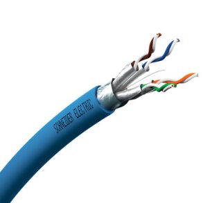 Actassi skärmad datakabel Cat 6A (7) F / FTP 4P CL-MX 600MHz 500M Dca bl, separationsklass D
