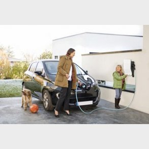 EVLink Ladestander V�g STD T2 32A 3F N�gle IEC