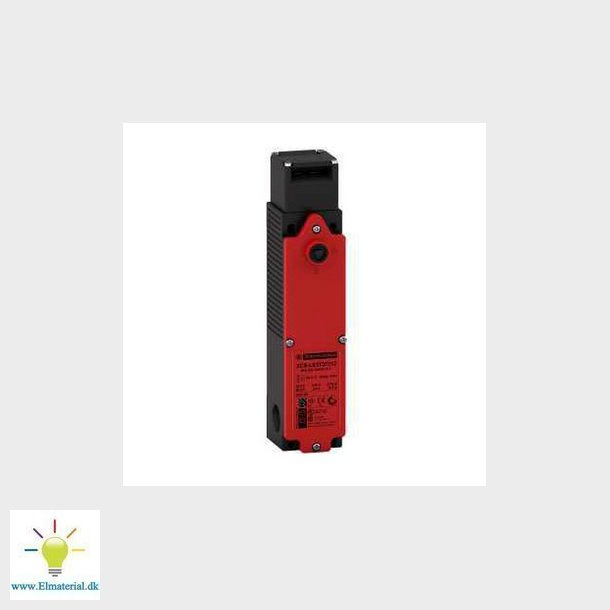 Sikkerhedsendestop metal med magnetls 24V AC/DC 2NO+4NC 3xM20