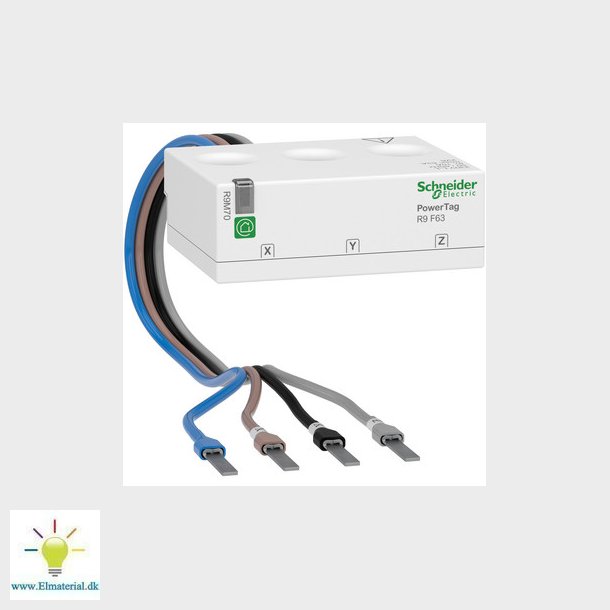 Energisensor Resi PowerTag 3PN Flex med 25cm ledning, direkte mling op til 63A