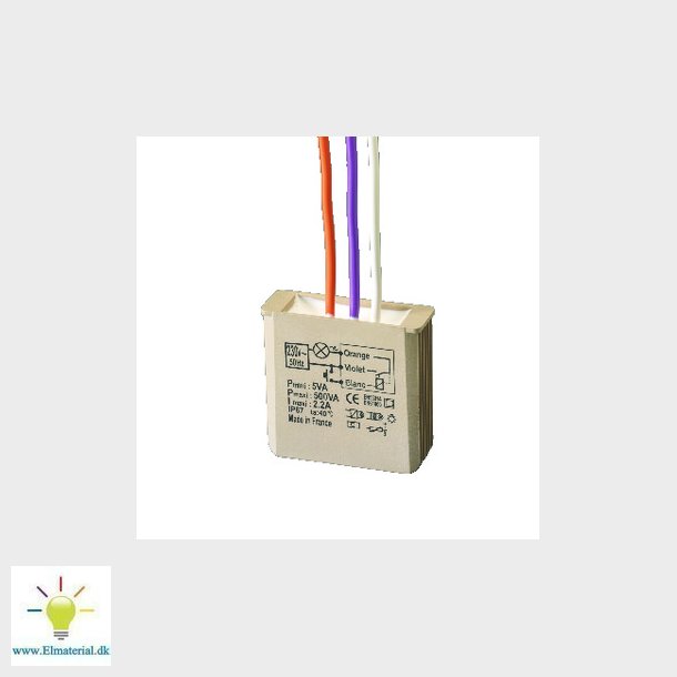 MTR500e Elektronisk kiprel/timer med soft start/stop til indbygning.