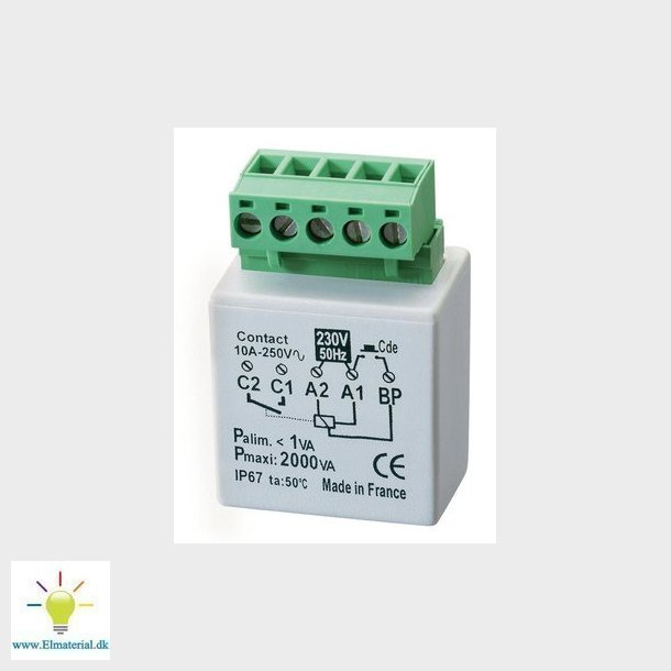 MTR2000e kiprel/timer til indbygning.