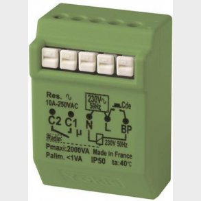 MTR2000erp Tr�dl�s og fortr�det kip/tidsrel�/trappeautomat til indbygning.