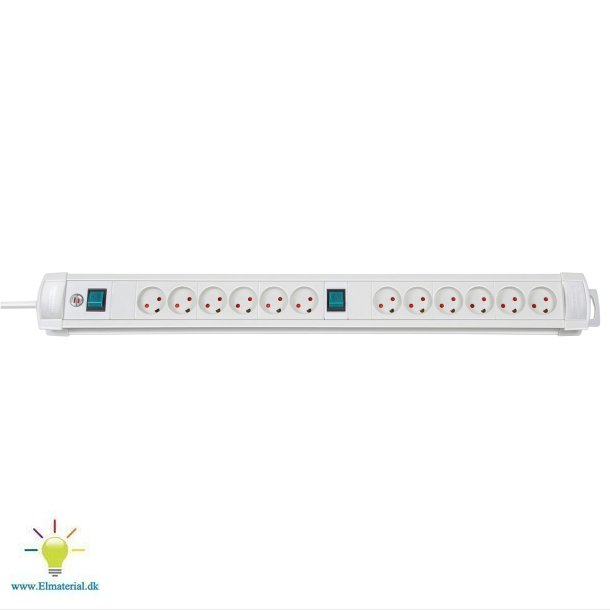 12-Stikdse Premium M/J Hvid