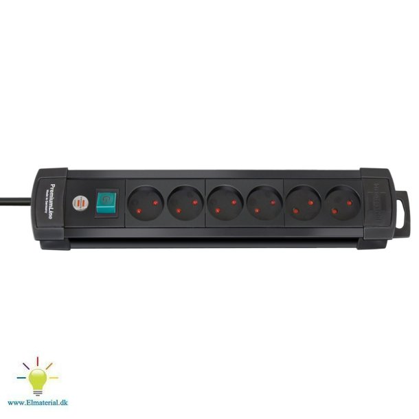 6-Stikdse Premium U/J Sort