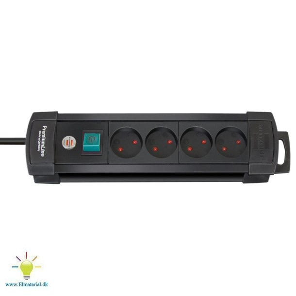 4-Stikdse Premium U/J Sort