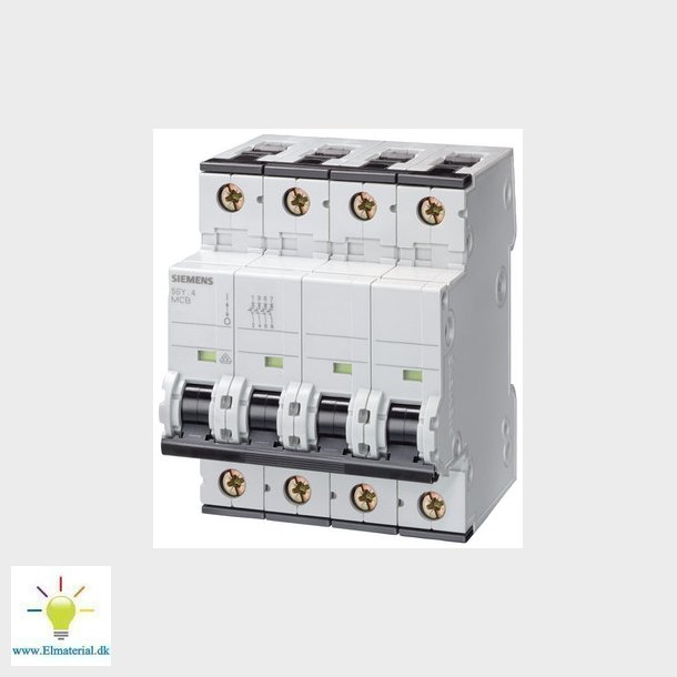 Automatsikring 10kA 3P+N C 10A