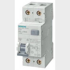 Kombiafbryder type A 30mA 6kA 1 polet + nul C 13A