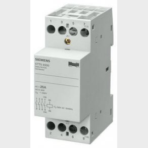 Kontaktor 4 slutte 25A 230V brumfri