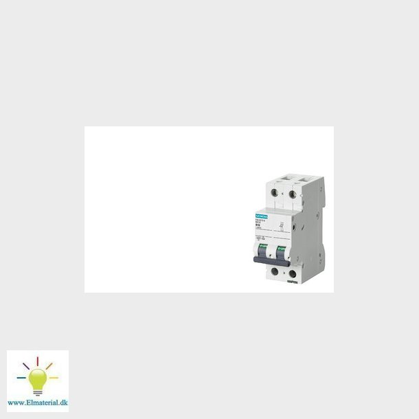 Automatsikring 6Ka 2P C 4A 5Sl6204-7