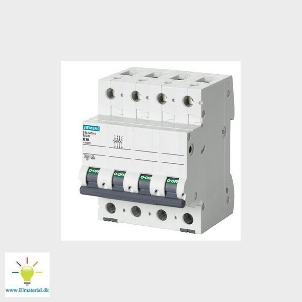 Automatsikring 6Ka 3P+N C 32A 5Sl6632-7