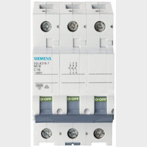 Automatsikring 10KA 3P C 10A 5SL4310-7