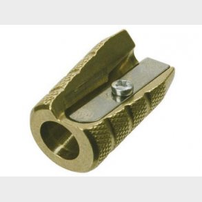 Blyantspidser granat messing 1 stk