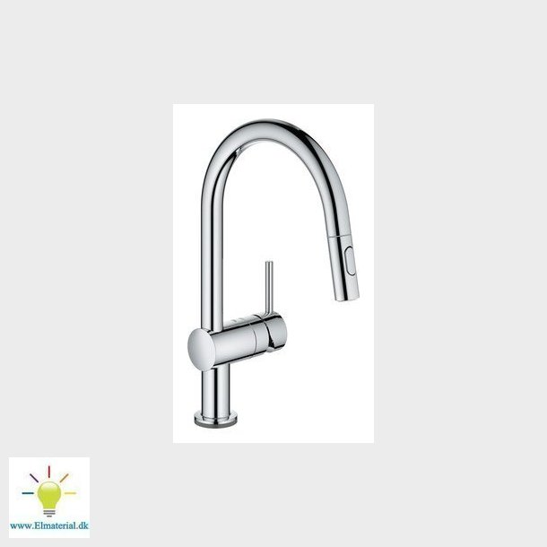 GROHE Flair Touch kkkenarmatur C-tud bruser dual SC krom
