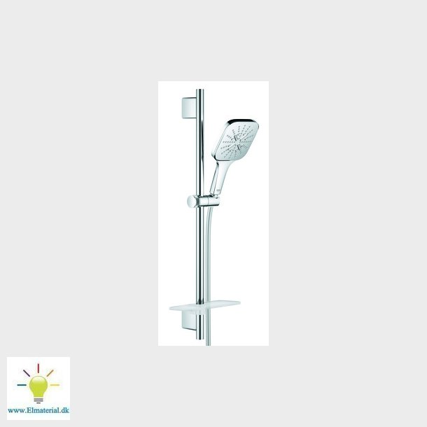 Rainshower SmartActive 130 Cube, Brusestangst 3 sprays