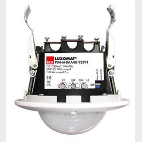 Tilstedev�relsessensor PD4-M-DAA4G-i Daliaddres 5 zoner, Indbygning