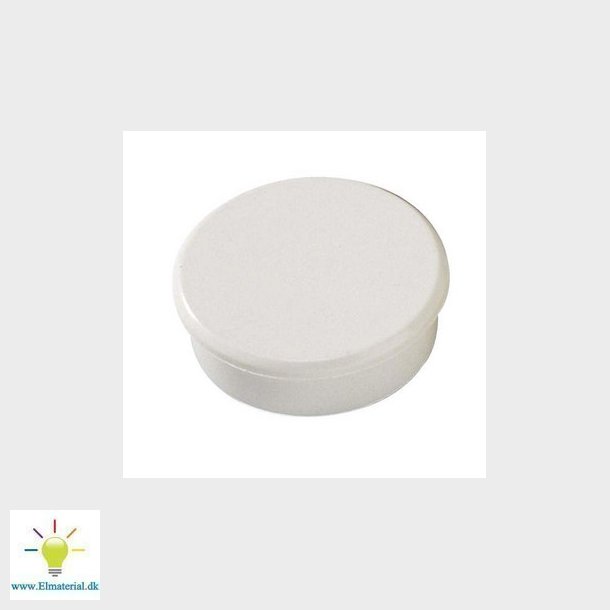 Magneter Dahle 38mm rund hvid 10stk/pak