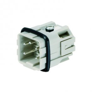 Han-indsats 4 pol + jord for skrue-ben