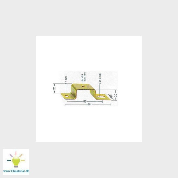 Holder For DIN-skinne TST 2/6 M6 10170