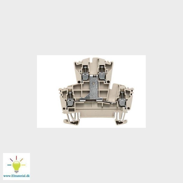 Dobbeltklemme WDK 2,5V 102230