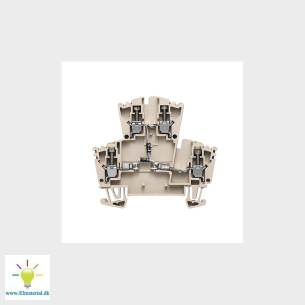 Dobbeltklemme WDK 2,5D med diode 102350