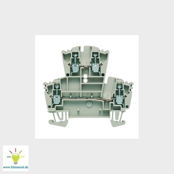 Dobbeltklemme WDK 2,5 102150