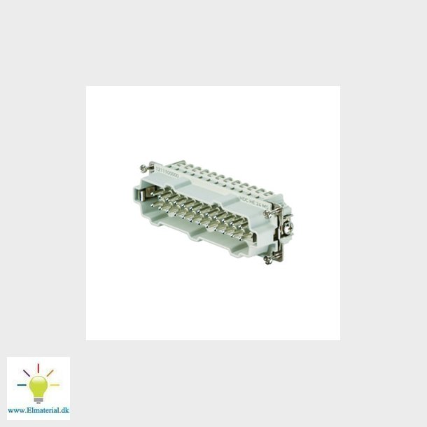 Han-indsats 24 pol + jord for skrue-ben, 1211100000