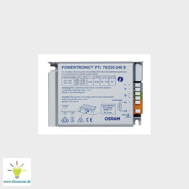 OSRAM Powertronic PTI 70W/220-240S 90580