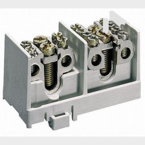 Afgreningsklemme 25mm2 1 pol for DIN-skinne