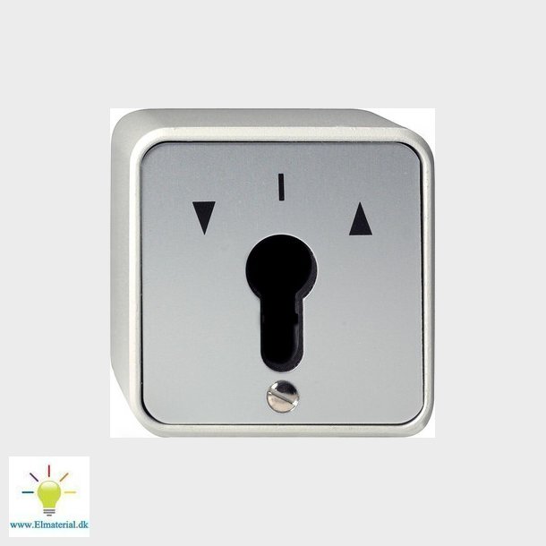 Ngleafbryder 1 pol  fjeder ST vgmonteret   gr