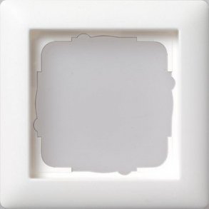 1-modul-ramme Standard 55 hvid mat