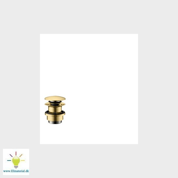 hansgrohe Push-Open bundventil 1 1/4", poleret guld-optik