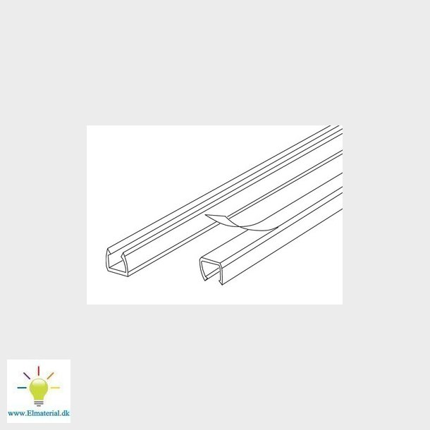 Minikanal LC 45 for 4-5,5 hvid 2,5M