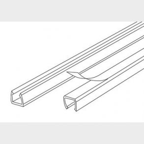 Minikanal LC 57 for �5-7,6 hvid 2,5M