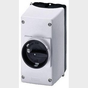 Kapsling til h�ndbetjent motorv�rn IP 55 str S0/S00 for 3RV1/3RV2