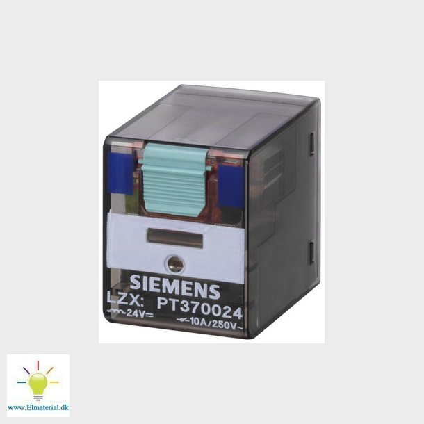 Stikbensrel 4 omskiftere 24VDC 6A 22,5 mm