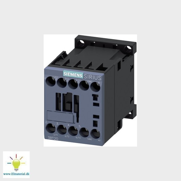 Power kontaktor AC-3 7 A 3 kW / 400 V 1 NO 24 V AC 50 / 60 Hz 3-pole Str: S00 skrue terminal 3RT2015