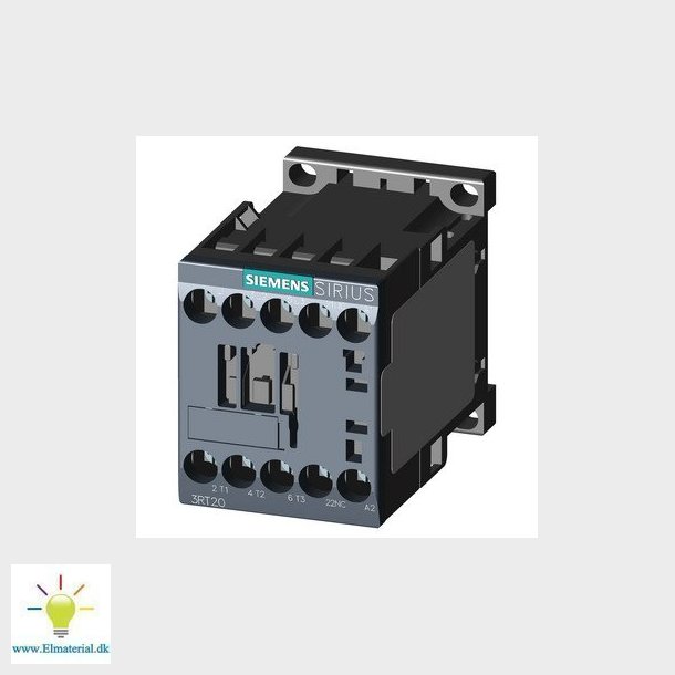 Kontaktor 5.5kW/400V, ac 24V, 1NO, 3-polet, Strrelse S00 Skrueterminaler
