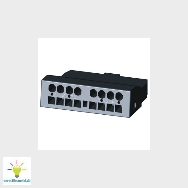 Hjlpekontakt 1NO+1NC  front  3RV2901-2E