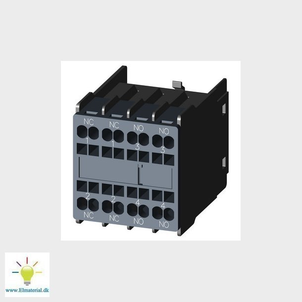 Hjlpekontaktblok 2 slutte 2 bryde 3RH2911-2HA22