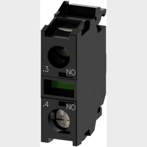 Kontaktmodul Med 1 Kontakt element, 1NO, Skrue terminal, 3SU1400-1AA10-1BA0