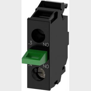 Kontaktmodul med 1 Kontakt element, 1NO, Skrue terminal, 3SU1400-2AA10-1BA0