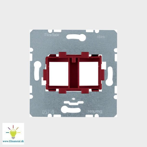 Dataudtag Euro indsats 2x Keystone modular jack (rd)