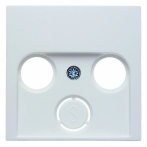 Afd�kning for antenneudtag hvid