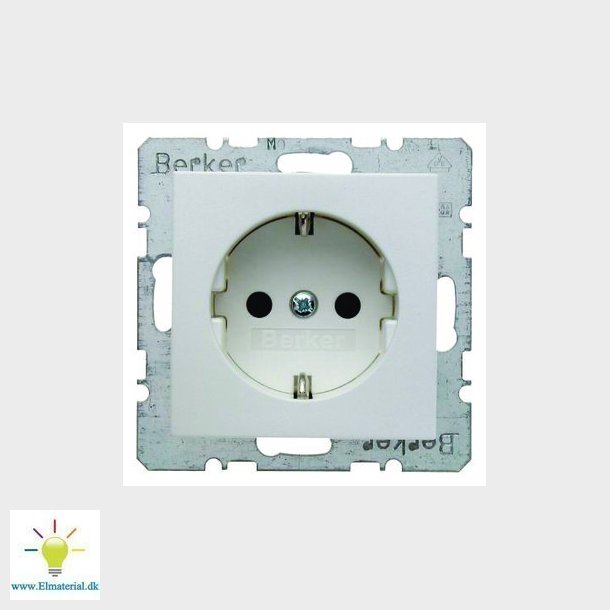 Stikkontakt S/B hvid