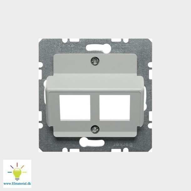 Dataudtag Euro indsats 30&deg; 2x Actassi S1 hvid