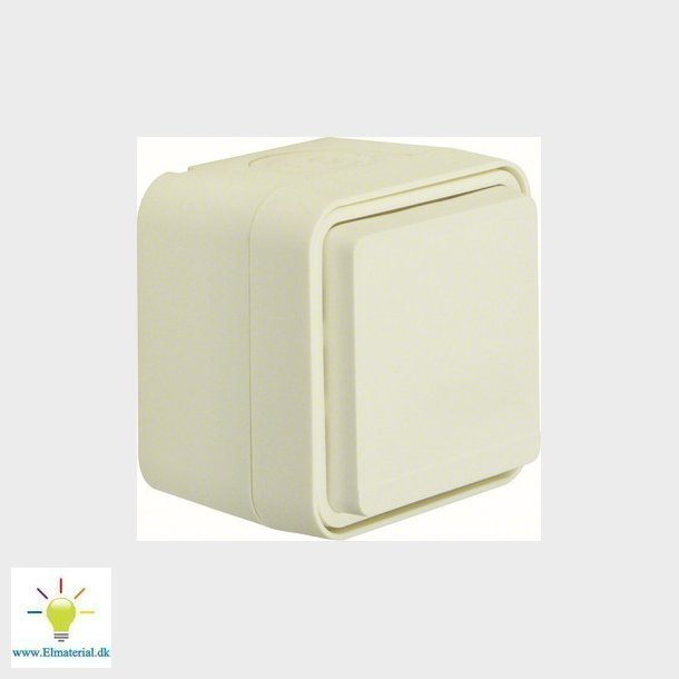 Stikkontakt schuko hvid komplet W1