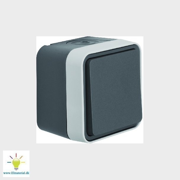 Trykknap gr komplet W1 IP55